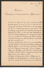 k.k. naturhistorisches Hofmuseum, Intendanzakten 1885-1896 (Hauer), Aktenzahl Z.268/1888, Seite 1